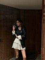 [Premium] Tiered Lace Mini Skirt - Image 7