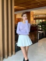 [Premium] Belted Pleated Mini Skirt - Image 18
