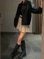 [Premium] Belted Pleated Mini Skirt - Image 24
