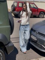 [Premium] Classic Denim Wide Legs Pants - Image 2