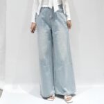 [Premium] Classic Denim Wide Legs Pants - Image 4