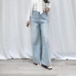[Premium] Classic Denim Wide Legs Pants - Image 7