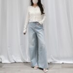 [Premium] Classic Denim Wide Legs Pants - Image 10