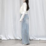 [Premium] Classic Denim Wide Legs Pants - Image 11