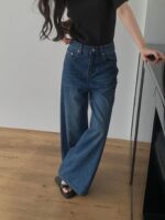 [Premium] Vintage Denim Wide Legs Pants - Image 2