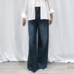 [Premium] Vintage Denim Wide Legs Pants - Image 7