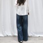 [Premium] Vintage Denim Wide Legs Pants - Image 10