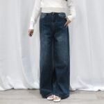 [Premium] Vintage Denim Wide Legs Pants - Image 13