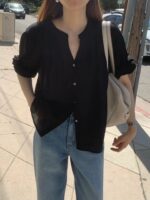 OUNCE Blanc Pintuck Blouse - Image 12