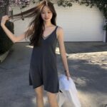 OUNCE Grove V-Neck Knit Dress