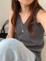 OUNCE Grove V-Neck Knit Dress - Image 7