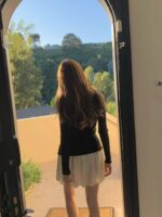 OUNCE Ruffle Rib Wrap Cardigan - Image 2