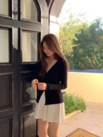 OUNCE Ruffle Rib Wrap Cardigan - Image 3