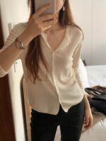 OUNCE Row Silky Cardigan - Image 16