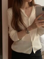 OUNCE Row Silky Cardigan - Image 26