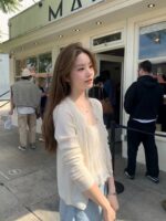 OUNCE Row Silky Cardigan - Image 30