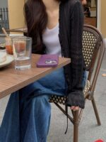 [Premium] Broderie Ribbon Cardigan - Image 4