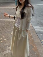 [Premium] Broderie Ribbon Cardigan - Image 6