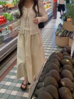 [Premium] Broderie Ribbon Cardigan - Image 8