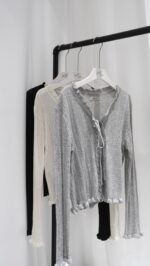 [Premium] Broderie Ribbon Cardigan - Image 31