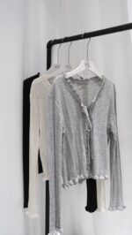 [Premium] Broderie Ribbon Cardigan - Image 31