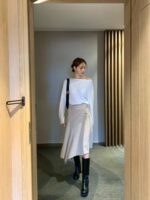 [Premium] Soft Rib Relaxed Knit Top - Image 7