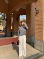 [Premium] Soft Rib Relaxed Knit Top - Image 14