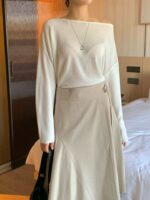 [Premium] Soft Rib Relaxed Knit Top - Image 17