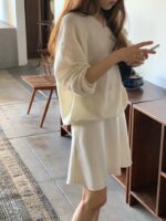 OUNCE Join Hachi V-Neck Knit - Image 9