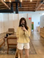 OUNCE Join Hachi V-Neck Knit - Image 10