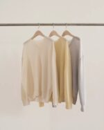 OUNCE Join Hachi V-Neck Knit - Image 12