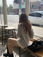 OUNCE Join Hachi V-Neck Knit - Image 17