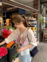 OUNCE Neck Ruffle Blouse - Image 8