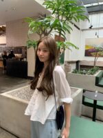 OUNCE Neck Ruffle Blouse - Image 10