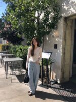 OUNCE V-Neck Rib Knit Top - Image 21