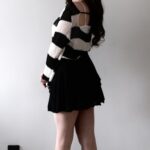 Comeback! Backless Stripes Seethrough Top - Image 16