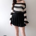 Comeback! Backless Stripes Seethrough Top - Image 17