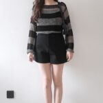 Comeback! Backless Stripes Seethrough Top - Image 20