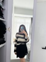 Comeback! Backless Stripes Seethrough Top - Image 23