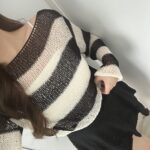 Comeback! Backless Stripes Seethrough Top - Image 24