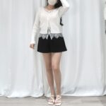 Patched Lace Ribbed Top - Image 7