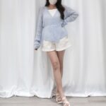 Wool Wrapped Blouse - Image 6