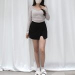 Trimmed Slim Ribbed Top - Image 3