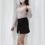 Trimmed Slim Ribbed Top - Image 5