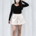 Trimmed Slim Ribbed Top - Image 8