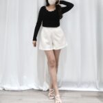 Trimmed Slim Ribbed Top - Image 9