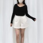 Trimmed Slim Ribbed Top - Image 10