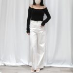 Blush Padded Offshoulder Top - Image 7