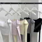 Blush Padded Offshoulder Top - Image 16