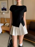 [Premium] Side-Ruched Draped Top - Image 14